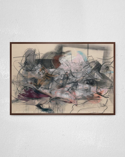 Oxyrhynchusエキシビションポスター【Jenny Saville│ジェニー・サヴィル】（80.6cm×118.4cm）