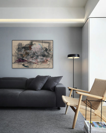 Oxyrhynchusエキシビションポスター【Jenny Saville│ジェニー・サヴィル】（80.6cm×118.4cm）