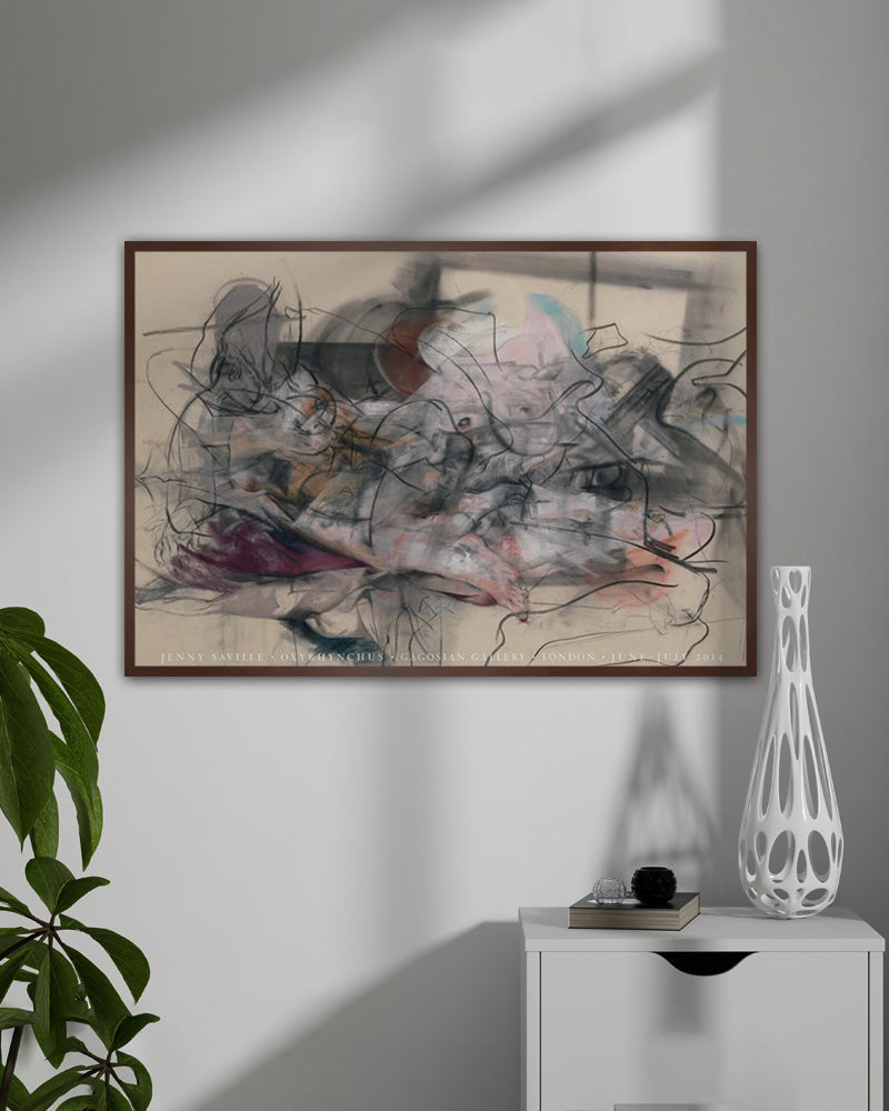 Oxyrhynchusエキシビションポスター【Jenny Saville│ジェニー・サヴィル】（80.6cm×118.4cm）