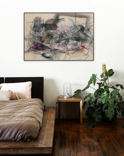 Oxyrhynchusエキシビションポスター【Jenny Saville│ジェニー・サヴィル】（80.6cm×118.4cm）