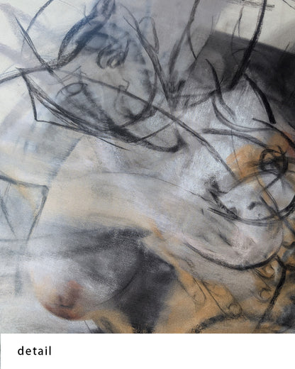 Oxyrhynchusエキシビションポスター【Jenny Saville│ジェニー・サヴィル】（80.6cm×118.4cm）