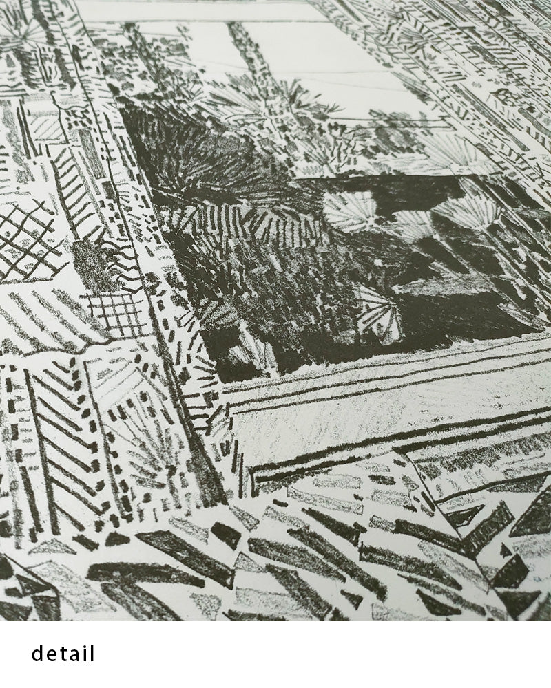 Pattern Couch Interior with Mar Vista Viewポスター【 Jonas Wood│ジョナス・ウッド】（61cm×76.2cm）