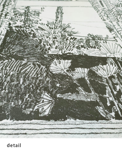 Pattern Couch Interior with Mar Vista Viewポスター【 Jonas Wood│ジョナス・ウッド】（61cm×76.2cm）