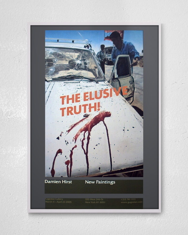 The Elusive Truthエキシビションポスター【Damien Hirst│ダミアン・ハースト】（100cm×70cm）