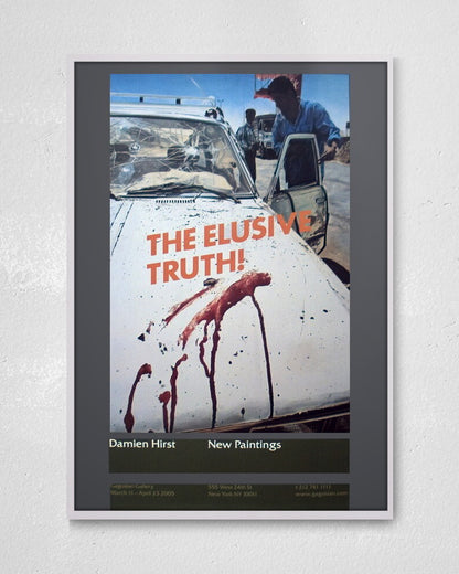 The Elusive Truthエキシビションポスター【Damien Hirst│ダミアン・ハースト】（100cm×70cm）