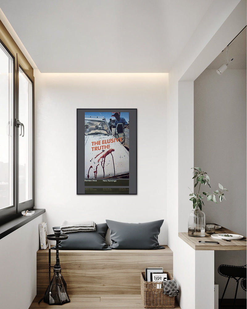 The Elusive Truthエキシビションポスター【Damien Hirst│ダミアン・ハースト】（100cm×70cm）