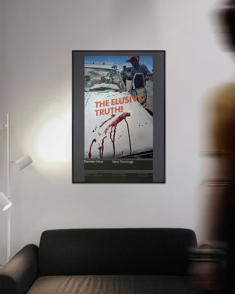 The Elusive Truthエキシビションポスター【Damien Hirst│ダミアン