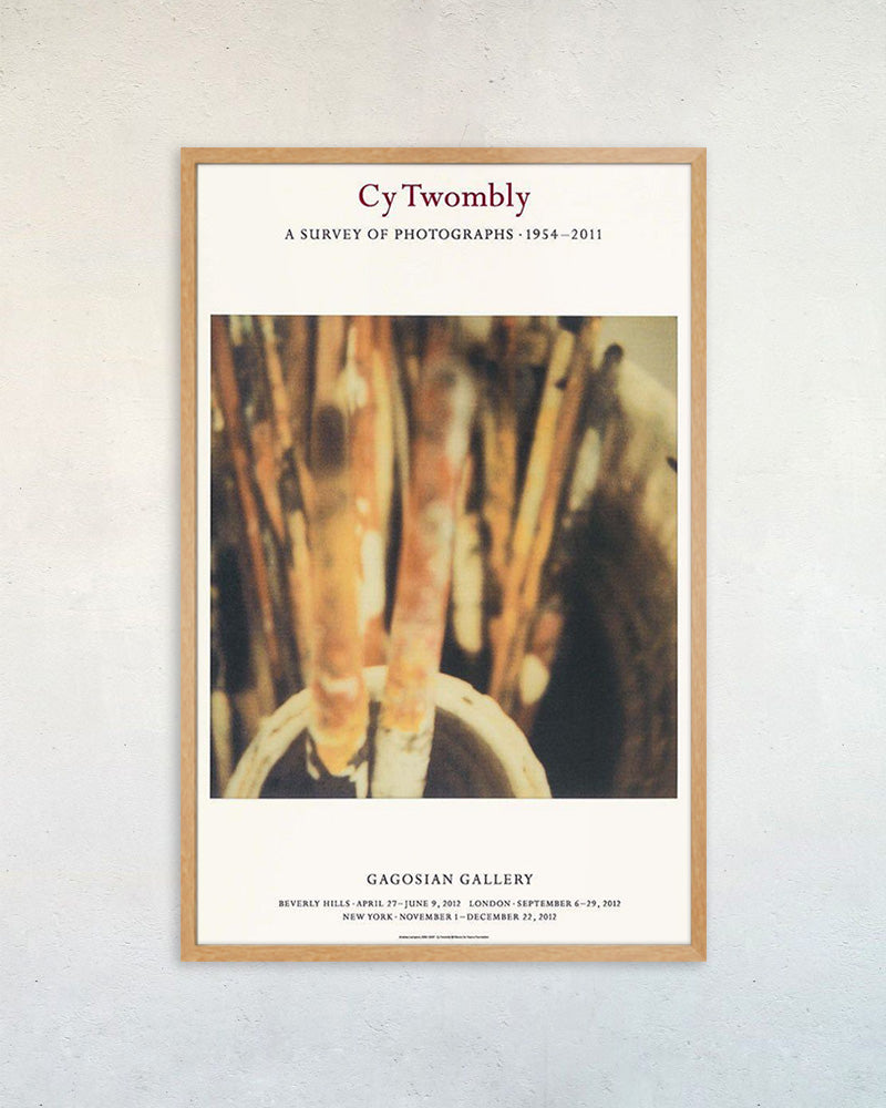 【OUTLET】Brushes, Lexingtonポスター【Cy Twombly│サイ・トゥオンブリー】（83.8cm×53.3cm）