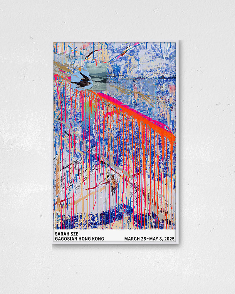 Rip Tide 2025ポスター【Sarah Sze│サラ・ジー】（50.8cm×82.5cm）