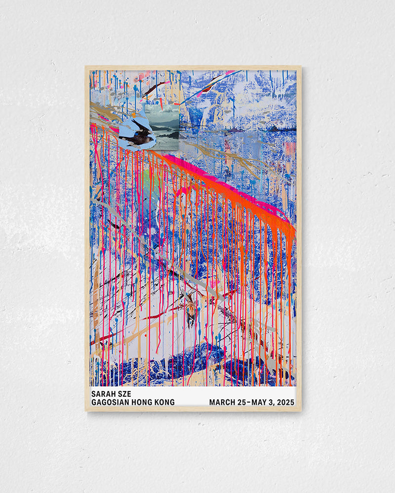 Rip Tide 2025ポスター【Sarah Sze│サラ・ジー】（50.8cm×82.5cm）