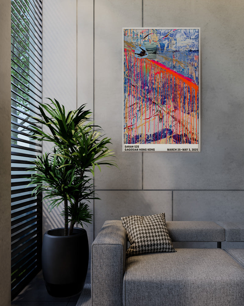 Rip Tide 2025ポスター【Sarah Sze│サラ・ジー】（50.8cm×82.5cm）