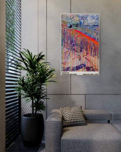 Rip Tide 2025ポスター【Sarah Sze│サラ・ジー】（50.8cm×82.5cm）