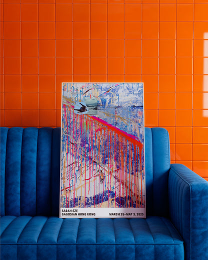 Rip Tide 2025ポスター【Sarah Sze│サラ・ジー】（50.8cm×82.5cm）