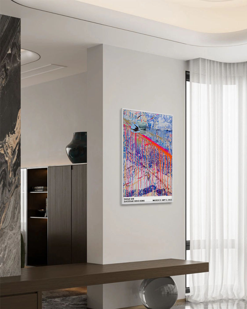 Rip Tide 2025ポスター【Sarah Sze│サラ・ジー】（50.8cm×82.5cm）