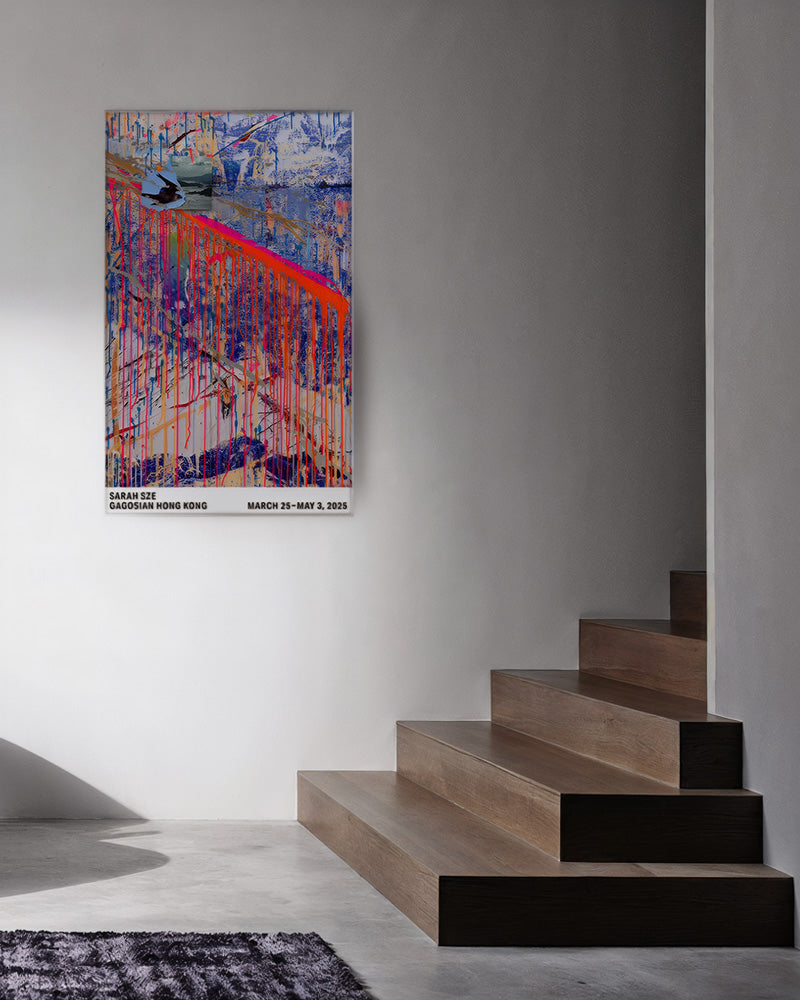 Rip Tide 2025ポスター【Sarah Sze│サラ・ジー】（50.8cm×82.5cm）