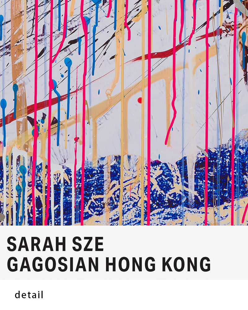 Rip Tide 2025ポスター【Sarah Sze│サラ・ジー】（50.8cm×82.5cm）