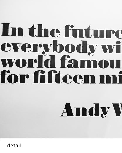 In the future... ポスター【Andy Warhol│アンディ・ウォーホル】【John melin│ジョン・メリン】1968 ExhibitionPoster（70cm×100cm）