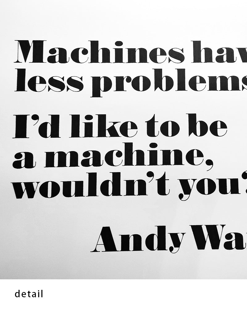 Machines have... ポスター【Andy Warhol│アンディ・ウォーホル】【John melin│ジョン・メリン】1968 ExhibitionPoster（70cm×100cm）