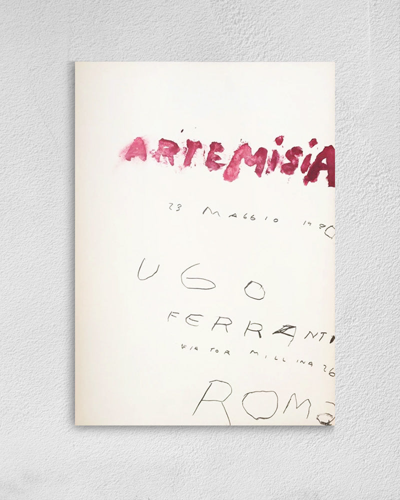 Artemisiaポスター【Cy Twombly│サイ・トゥオンブリー】（50cm×70cm）