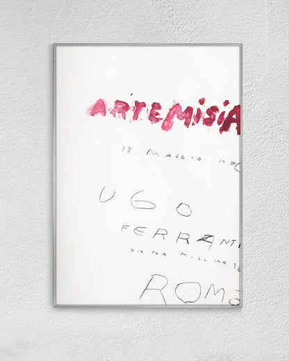 Artemisiaポスター【Cy Twombly│サイ・トゥオンブリー】（50cm×70cm）