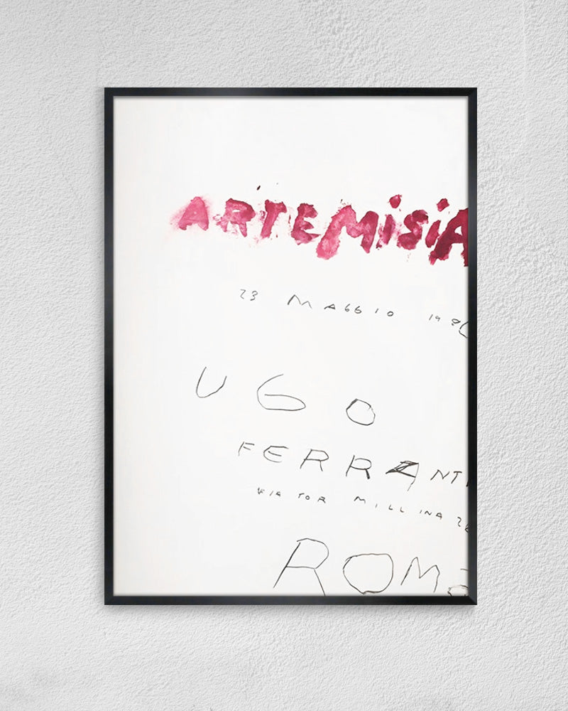 Artemisiaポスター【Cy Twombly│サイ・トゥオンブリー】（50cm×70cm）