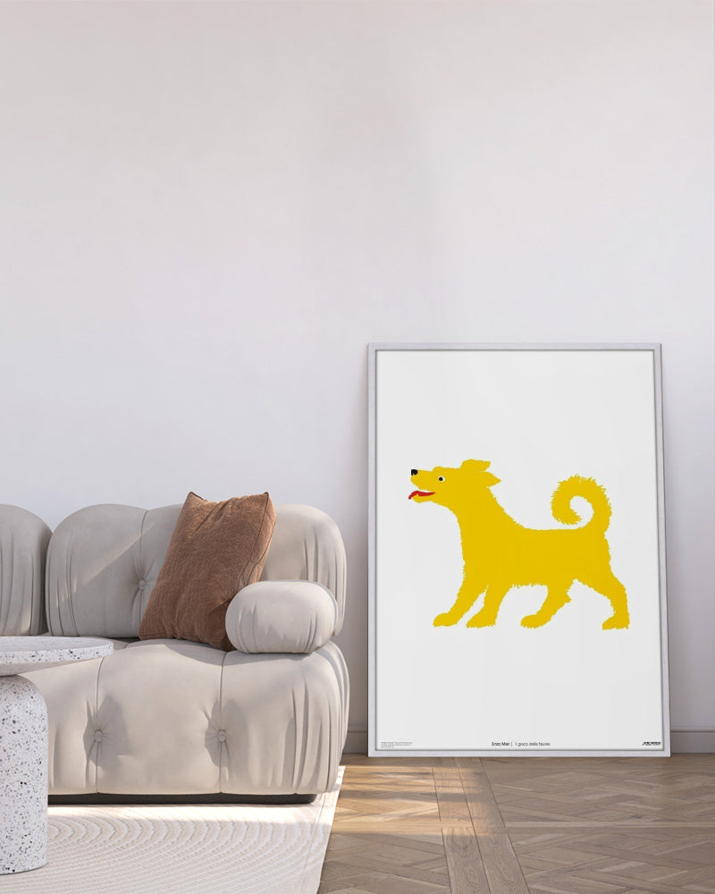 Dog ポスター【Enzo Mari │エンツォ・マリ】（50cm×70cm