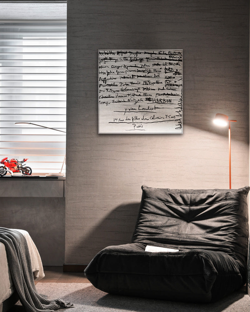 Charbon ポスター【Adel Abdessemed │アデル・アブデスメッド】（67cm×67cm）