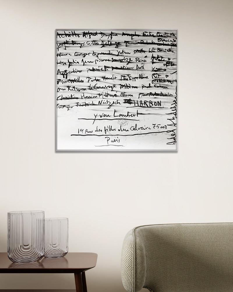 Charbon ポスター【Adel Abdessemed │アデル・アブデスメッド】（67cm×67cm）