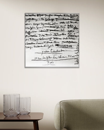 Charbon ポスター【Adel Abdessemed │アデル・アブデスメッド】（67cm×67cm）