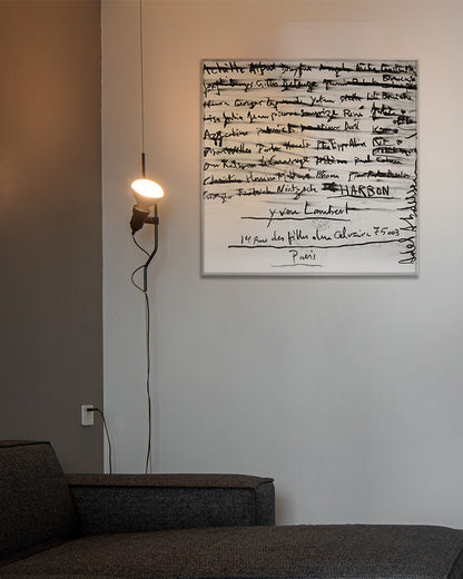 Charbon ポスター【Adel Abdessemed │アデル・アブデスメッド】（67cm×67cm）