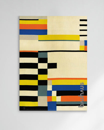 Bauhaus-Archiv(bauhaus textiles)ポスター【Bauhaus│バウハウス】【Ruth Hollós-Consemüller│ルース・ホロス・コンスムミュラー】（84cm×60cm）