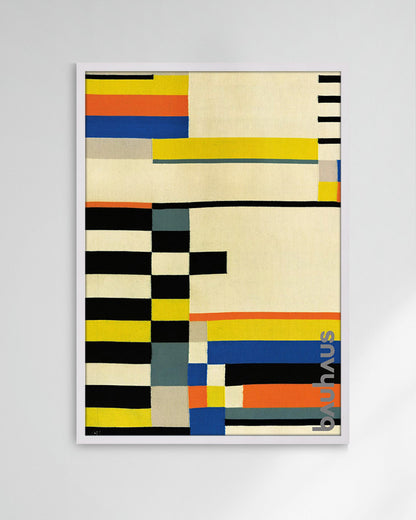 Bauhaus-Archiv(bauhaus textiles)ポスター【Bauhaus│バウハウス】【Ruth Hollós-Consemüller│ルース・ホロス・コンスムミュラー】（84cm×60cm）