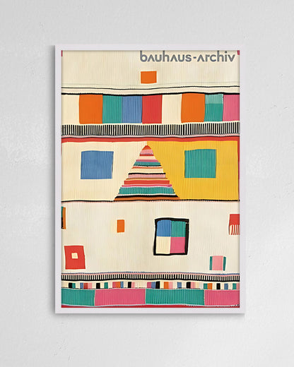 Gobelin von max peiffer watenphul 1921ポスター【Bauhaus│バウハウス】【Max Peiffer Watenphul│マックス・パイファー・ヴァンテンプール】（84cm×60cm）