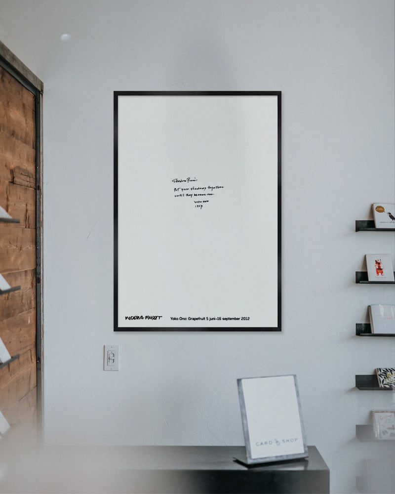 Shadow Pieceポスター【Yoko Ono│オノ・ヨーコ】（100cm×70cm）