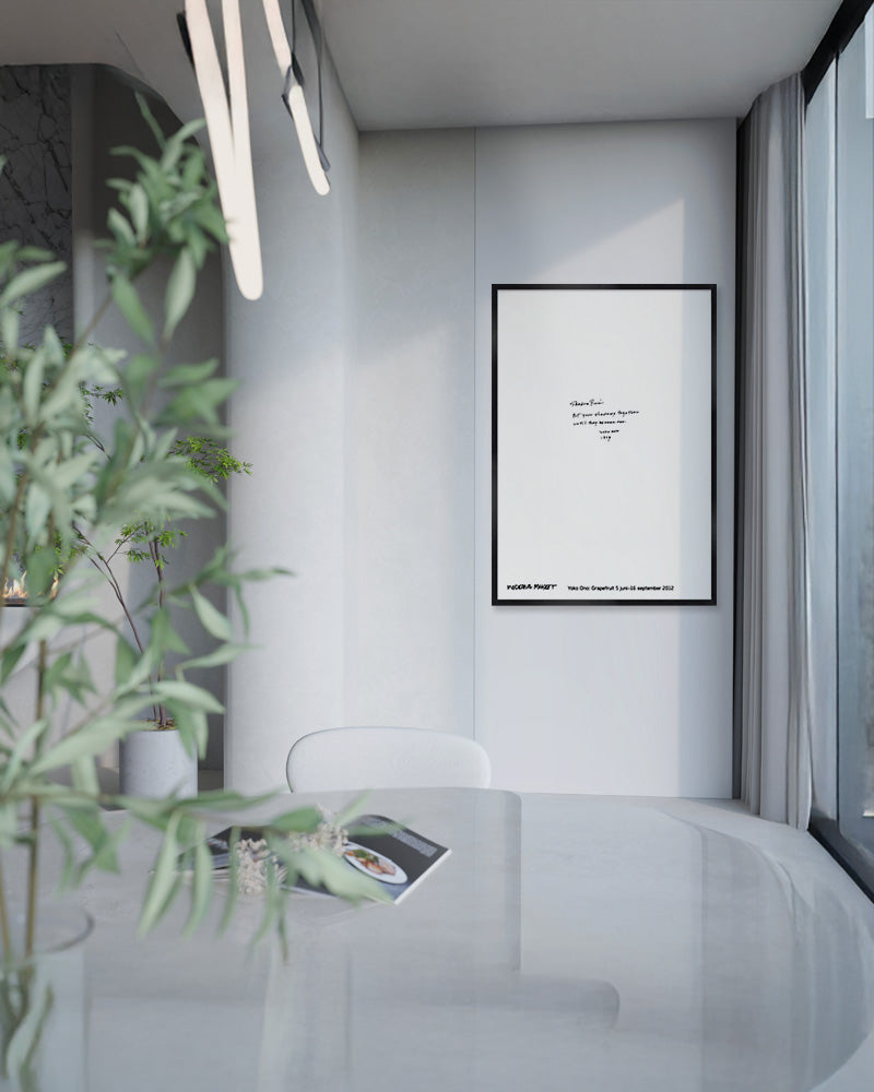 Shadow Pieceポスター【Yoko Ono│オノ・ヨーコ】（100cm×70cm）