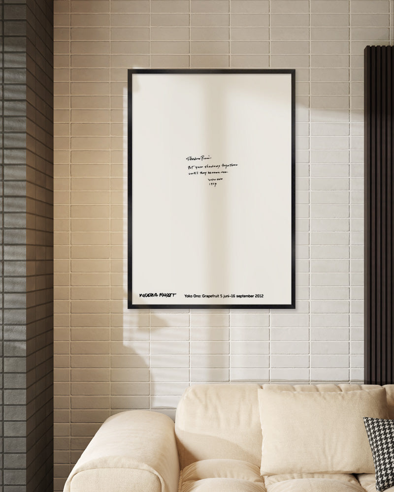 Shadow Pieceポスター【Yoko Ono│オノ・ヨーコ】（100cm×70cm）