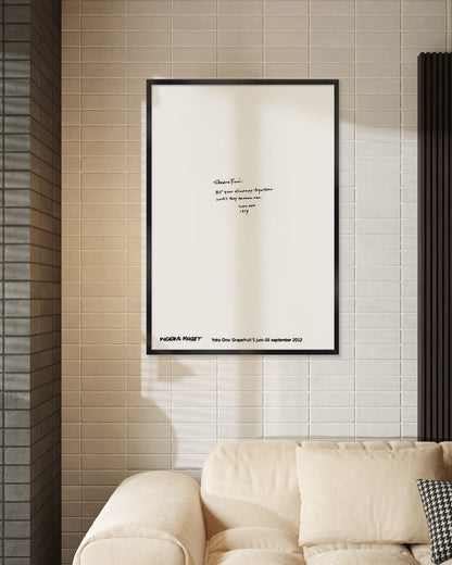 Shadow Pieceポスター【Yoko Ono│オノ・ヨーコ】（100cm×70cm）