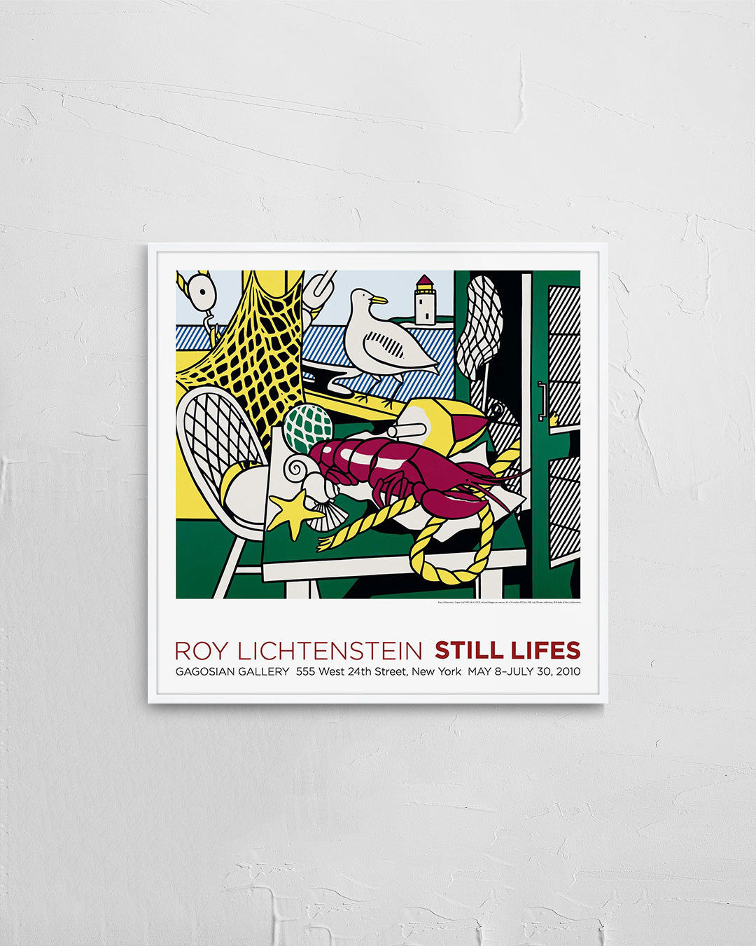 Cape Cod Still Life IIポスター【Roy Lichtenstein│ロイ・リキテンスタイン】（68.6cm×68.6cm）