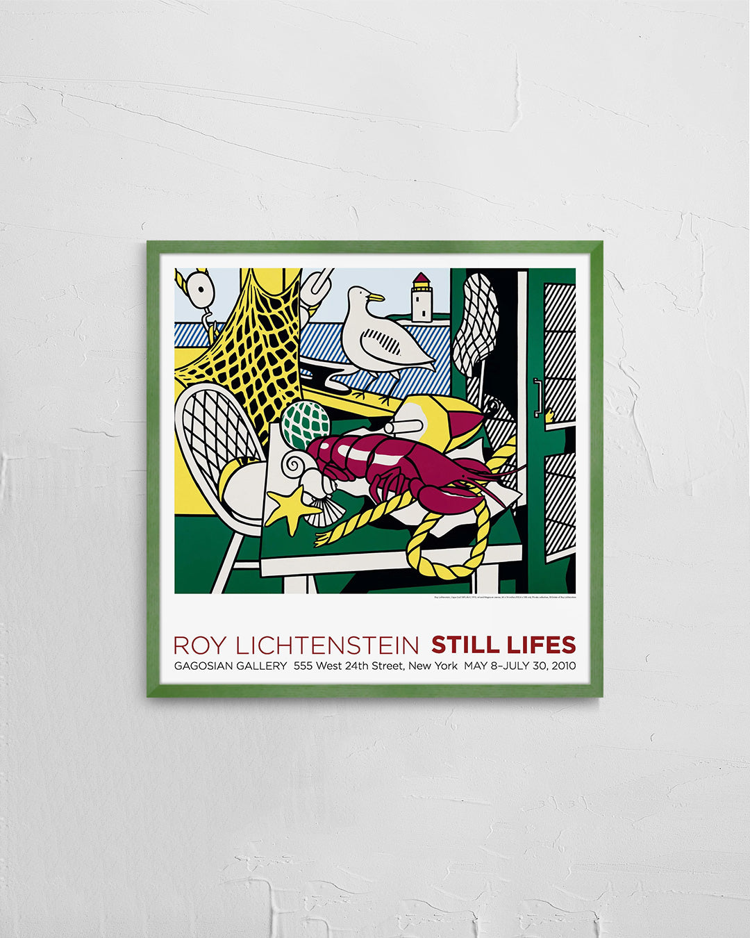 Cape Cod Still Life IIポスター【Roy Lichtenstein│ロイ・リキテンスタイン】（68.6cm×68.6cm）