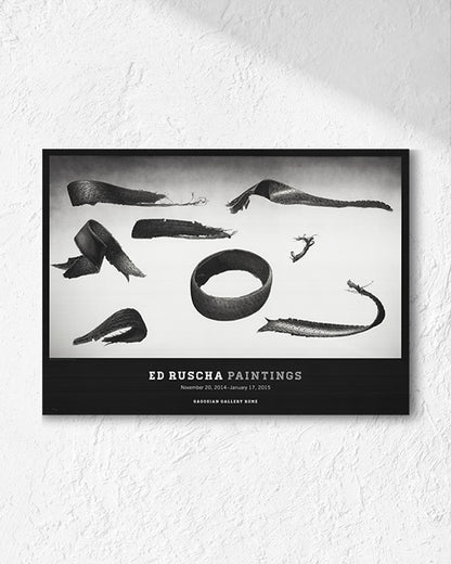 【OUTLET】Gators 2014 エキシビションポスター【Ed Ruscha│エド・ルシェ】（71.1cm×96.5cm）