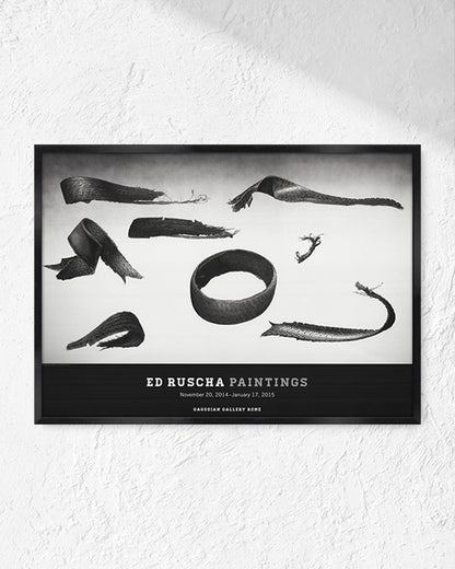 【OUTLET】Gators 2014 エキシビションポスター【Ed Ruscha│エド・ルシェ】（71.1cm×96.5cm）