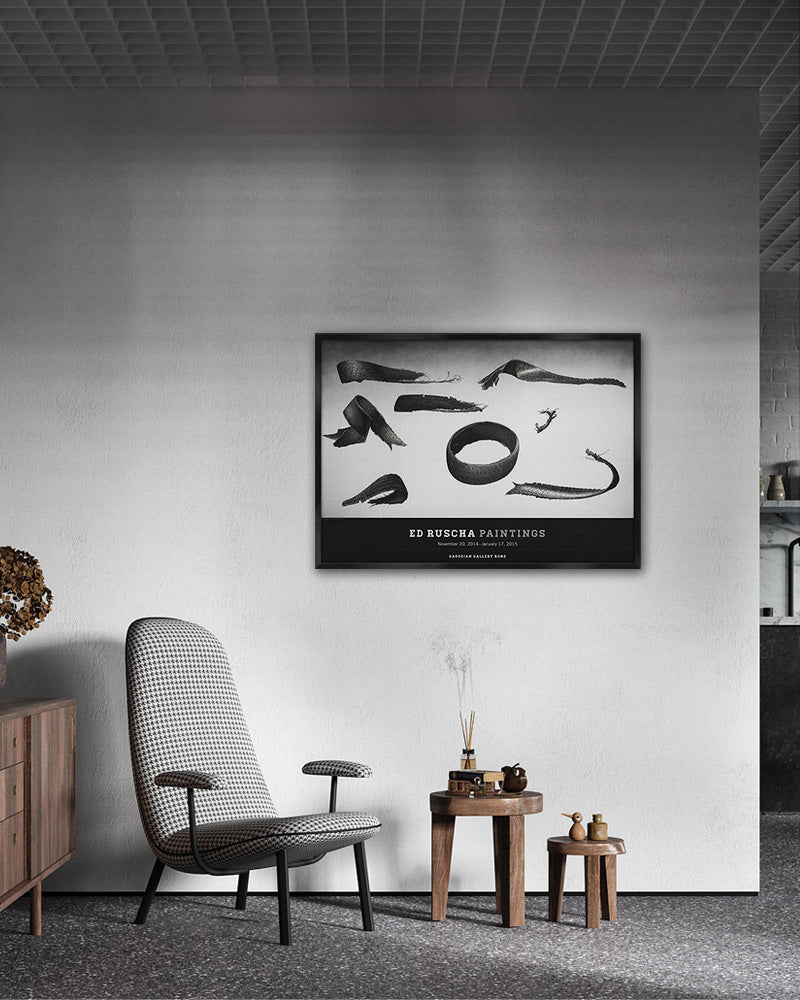 【OUTLET】Gators 2014 エキシビションポスター【Ed Ruscha│エド・ルシェ】（71.1cm×96.5cm）