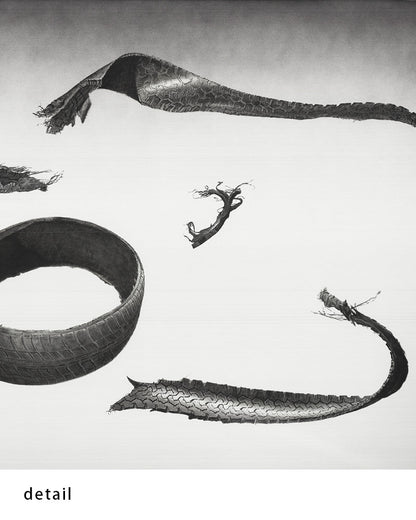 【OUTLET】Gators 2014 エキシビションポスター【Ed Ruscha│エド・ルシェ】（71.1cm×96.5cm）