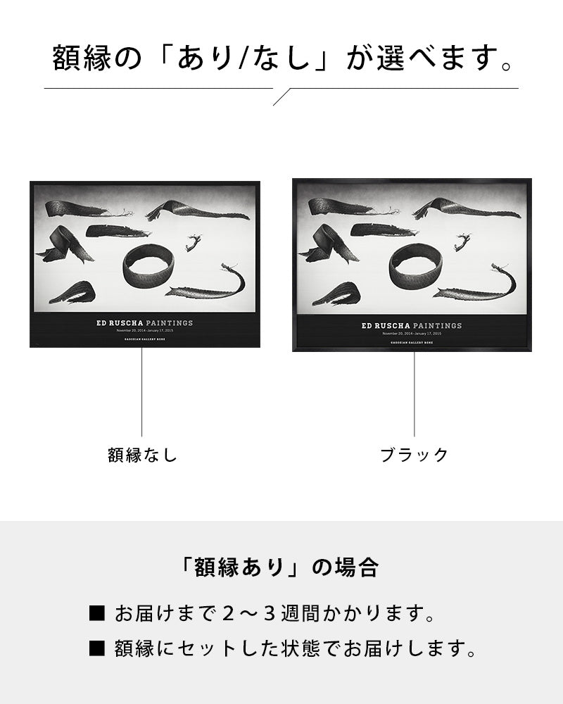 OUTLET】Gators 2014 エキシビションポスター【Ed Ruscha│エド