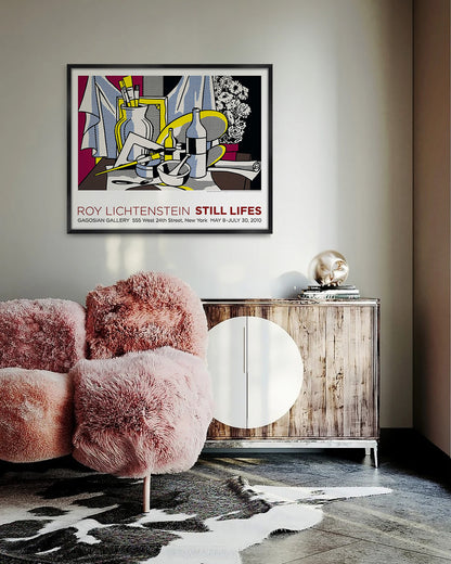 Still Life with Paletteポスター【Roy Lichtenstein│ロイ・リキテンスタイン】（83.8cm×68.6cm） (コピー)