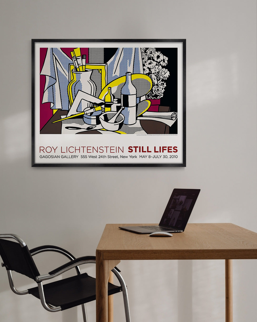 Still Life with Paletteポスター【Roy Lichtenstein│ロイ・リキテンスタイン】（83.8cm×68.6cm） (コピー)