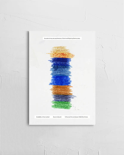 Sendb00ks/A Shelf at Yvon Lambertポスター【Gemma James│ジェマ・ジェーンズ】（42cm×29.7cm）