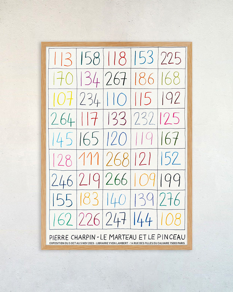 Le Marteau et le Pinceauポスター【Pierre Charpin│ピエール