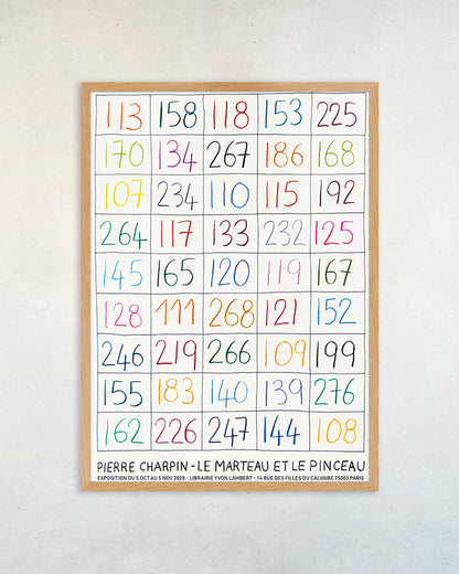 Le Marteau et le Pinceauポスター【Pierre Charpin│ピエール・シャルパン】（46cm×33cm）