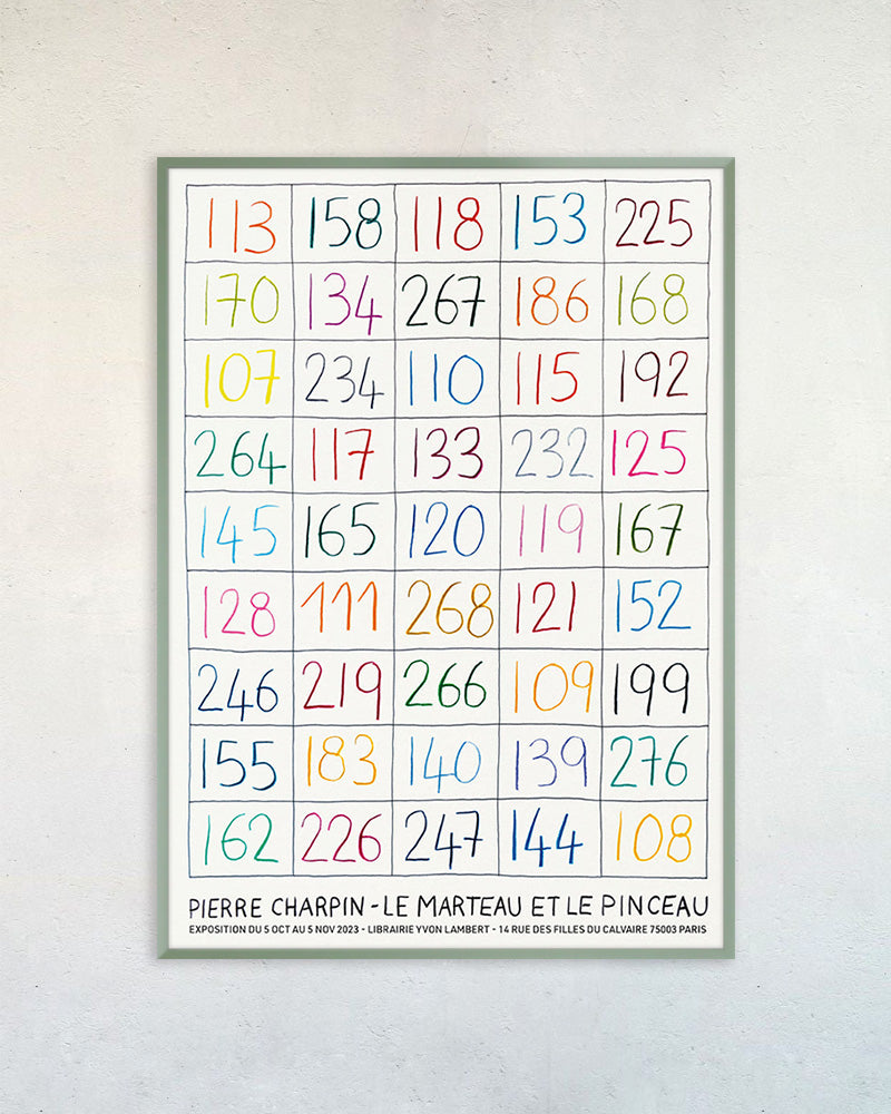 Le Marteau et le Pinceauポスター【Pierre Charpin│ピエール・シャルパン】（46cm×33cm）